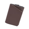 thumbnail image 2 of Tarjetero de bolsillo informal, funda protectora para tarjeta de identificación, regalo para mujer y hombre, tarjetero Marrón jinwen Cartera minimalista, 2 of 8