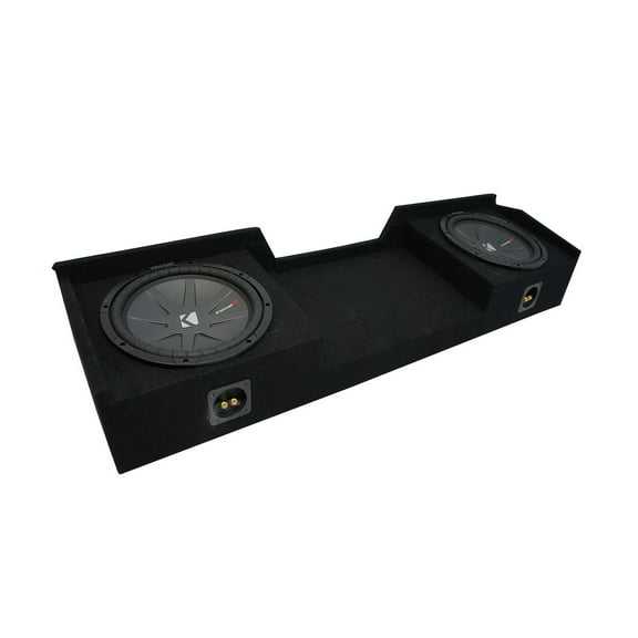 99-06 Chevy Silverado Ext Cab Truck Kicker CompR CWR12 Dual 12" Sub Box 2 Ohm