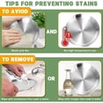 thumbnail image 6 of WuPing 2-Pack SUS 304 Stainless Steel Cat/Dog Food Bowls, Shallow Whisker-Friendly Non-Slip Silicone Base 6.7", 6 of 7