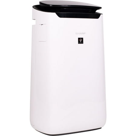 Sharp - Smart Air Purifier with Plasmacluster Ion Technology Recommended for Extra-Large Rooms. True HEPA Filter - White