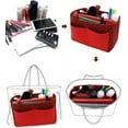 thumbnail image 4 of CAILDANL Felt Purse Bag Organizer Insert with zipper Bag Tote Shaper Fit Speedy Neverful PM MM, 4 of 7