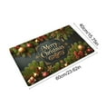 thumbnail image 3 of YingTaiLi Christmas Half Round Doormat,Semi Circle Area Rug Non-Slip Soft Washable Half Moon Rugs,for Indoor Outdoor Bathroom Kitchen Living Room Fireplace Floor Mat, 3 of 6