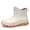 Beige, variant on Mens Waterproof Short Rain Boots, Slip Resistant Outdoor Work & Garden Boots, Lightweight Comfortable All-Purpose Rain Shoes