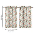 thumbnail image 4 of Fall Kitchen Curtains 39 Inch Short - 32Panel Set, Autumn Harvest Print, Rod Pocket Window Treatment for Thanksgiving, Farmhouse, Cafe, Living Room - Machine Washable, 4 of 4