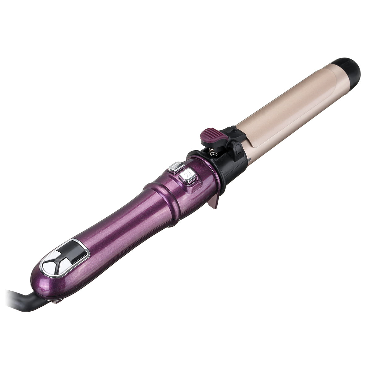 Electric Auto Hair Curling Iron , Ceramic Hair Curler Styling Wand , 360° Rotating Hair Rollers