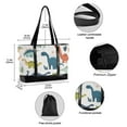 thumbnail image 2 of FORMRS Laptop Tote Bag for Women with 15.6" Computer Compartments Handbag, Dinosaur Pattern, 2 of 7