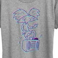thumbnail image 3 of Hey Arnold! - 3D Arnold - Women's Short Sleeve Graphic T-Shirt, 3 of 5