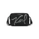 thumbnail image 1 of Bandolera KARL LAGERFELD Maybelle con el logotipo tachonado negro/plateado, 1 of 2