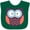 Green, variant on Inktastic Owl Boys or Girls Baby Bib