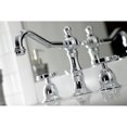thumbnail image 4 of Kingston Brass KS1971RX Belknap Widespread Bathroom Faucet with Brass Pop-Up, Polished Chrome, 4 of 8