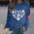 thumbnail image 1 of Birdeem Mode Femmes Imprimé Col Rond Chandail Tops Manches Longues Blouse Confortable Chandail en Molleton, 1 of 1