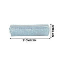 thumbnail image 3 of Btomtd Large Capacity Glitter Shiny Pencil Case Stationery Zipper Portable Pencil Bag Stationery Storage Bag Pencil Pouch for Students, Light Blue, 3 of 5