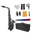 thumbnail image 2 of Saxofón Alto en Mi bemol AS-140AB de Muslady, acabado verde antiguo, tipo 802, incluye estuche, boquilla, cepillo de limpieza, paño, guantes y correa, ideal para músicos profesionales y aficionados., 2 of 6