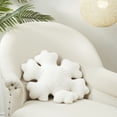 thumbnail image 3 of Saro Lifestyle Frosted Elegance Snowflake Poly-Filled Throw Pillow, 3 of 3