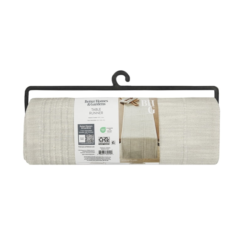Better Homes & Gardens Beige & Gray Woven Table Runner photo 8