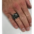 thumbnail image 4 of Pompeii 7 1/4Ct TW Black Diamond Men's Ring 10k Black Gold (Black,I2-I3), 4 of 4