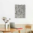 thumbnail image 2 of COMIO Bauhaus Minimalist Abstract Posters，black Geometric Line Canvas Wall Art Mid Century Modern Prints Painting,unique Aesthetic Funky Boho Wall Decor for Bedroom Living Room, 2 of 4