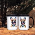 thumbnail image 3 of Patriotic French Bulldog Stained Glass Portrait American Flag Heat Color Changing Mug Dog Lover Gifts Magic Coffee Mug - 01010, 3 of 4