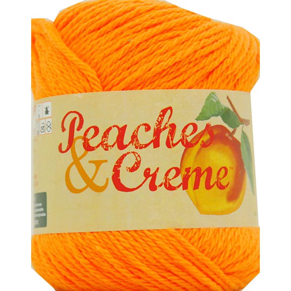 Peaches & Creme 2.5 Oz. YarnBright Orange