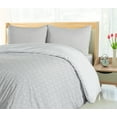 thumbnail image 5 of Ambesonne Neutral Color Duvet Cover Set, Monochrome Shapes, 2-Calking, Pale Grey and Pearl, 5 of 7