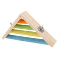 thumbnail image 6 of Wooden board wooden floor corner seating board for bird cage / hamster cage Colorful, 6 of 8