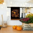 thumbnail image 5 of Halloween Kitchen Towels Set of 2, 15.75x23.62 Inch Spooky Ghost Pumpkin Bats Dish Towels, Absorbent Boo Trick or Treat Hand Towels for Holiday Decor, Jack-O-Lantern Themed Dishcloths for Home, 5 of 8