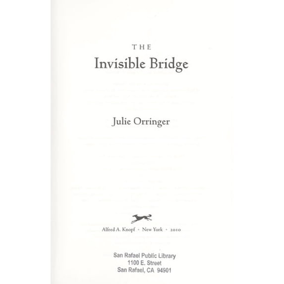 Pre-Owned The Invisible Bridge (Hardcover) 1400041163 9781400041169