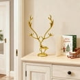 thumbnail image 5 of DAMAI Gold-Plated Deer Ornament - Electroplated Gold Deer Wine Cabinet Ornaments, Home Living Room TV Cabinet Decoration for Gift Ideas, Holiday Displays, and Office Decor, 5 of 6