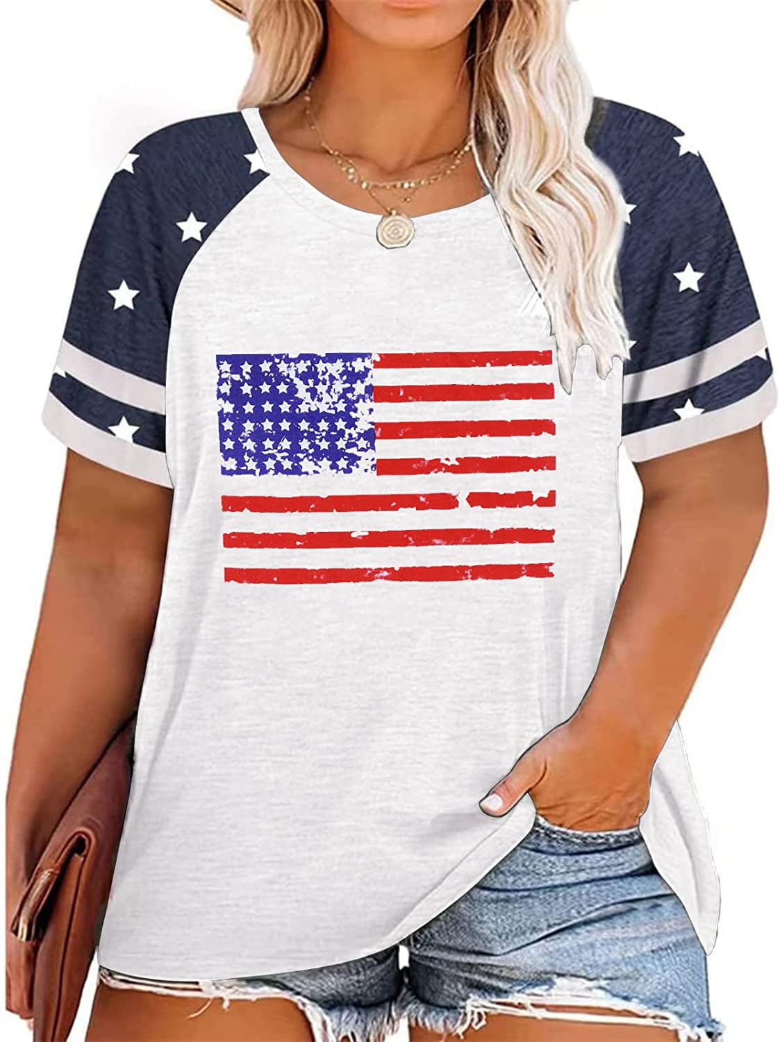 patriotic plus size shirts
