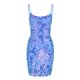 thumbnail image 3 of Vestido con lazo en la espalda para mujer Vestido con lentejuelas y purpurina Vestido estético Ygjytge Azul T L para Mujer, 3 of 9