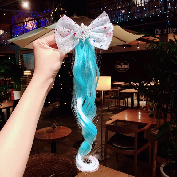 SUCS Girls Hair Clip Children's Hair Accessories New Wig Hair Clip Girls Cartoon Hair Clip Headdress A Free Size