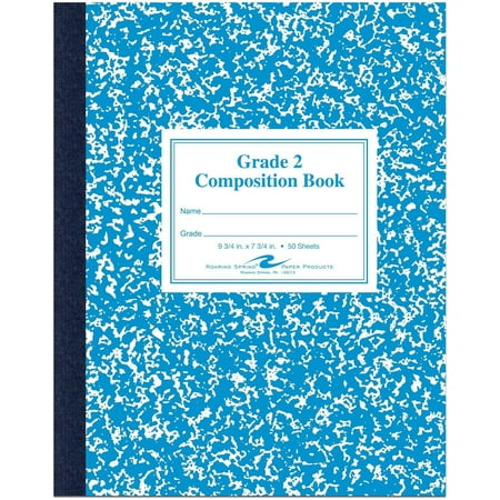 Roaring Spring Grade 2 Ruled Flex Cover Marble Comp Book 9 3/4'' x 7 3/4'', Sold per Book (77921)