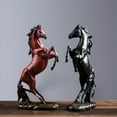 thumbnail image 3 of Red Horse Statues Home Decor Modern Figurine Decorative Ornaments for Living Room, Bedroom, 3 of 5