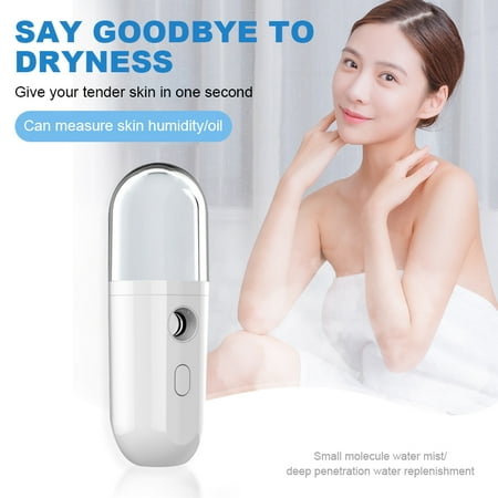 

FZFLZDH 30ML Portable Nano Mist Sprayer Face Hydration Handy Cool Mist Spray USB Machine