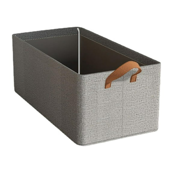 Cotton And Linen Steel Frame Storage Box, Large Clothes, Pants Storage Box, Wardrobe Drawer Style Fabric Storage Box, Foldable Storage Box