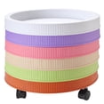 thumbnail image 1 of Flower Pot Creative Plastic Planter Pot Gardening Pot with Tray for Indoor Outdoor, 1 of 10