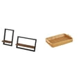 thumbnail image 1 of Estantes de pared para almacenamiento,Estantes flotantes de madera Estantes de pared de madera,cestas de almacenamiento,Cestas de cocina tejidas con asas,hechas a mano,Cestas redondas para, 1 of 8
