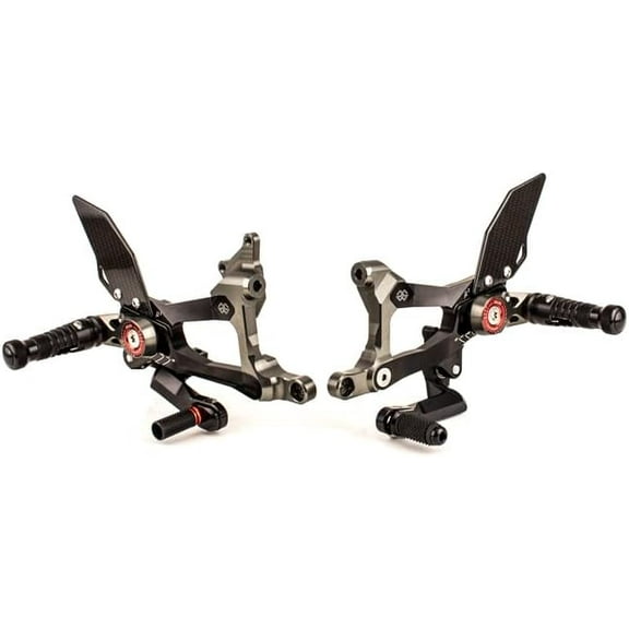 GILLES TOOLING MUE2 Rearset - Black - Ducati MUE2-D01-B