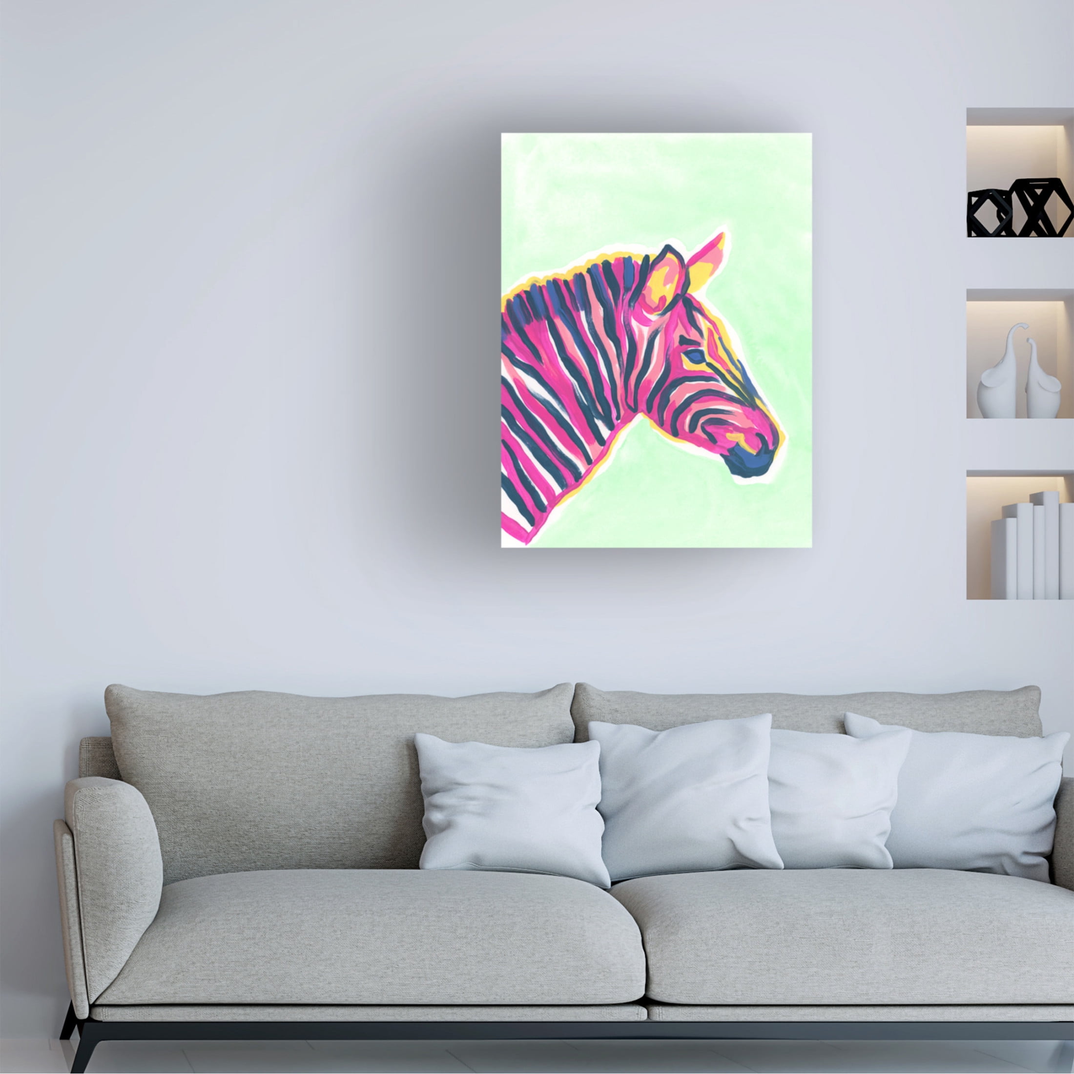 Trademark Fine Art June Erica Vess Savannah Pop III Canvas Wall Art