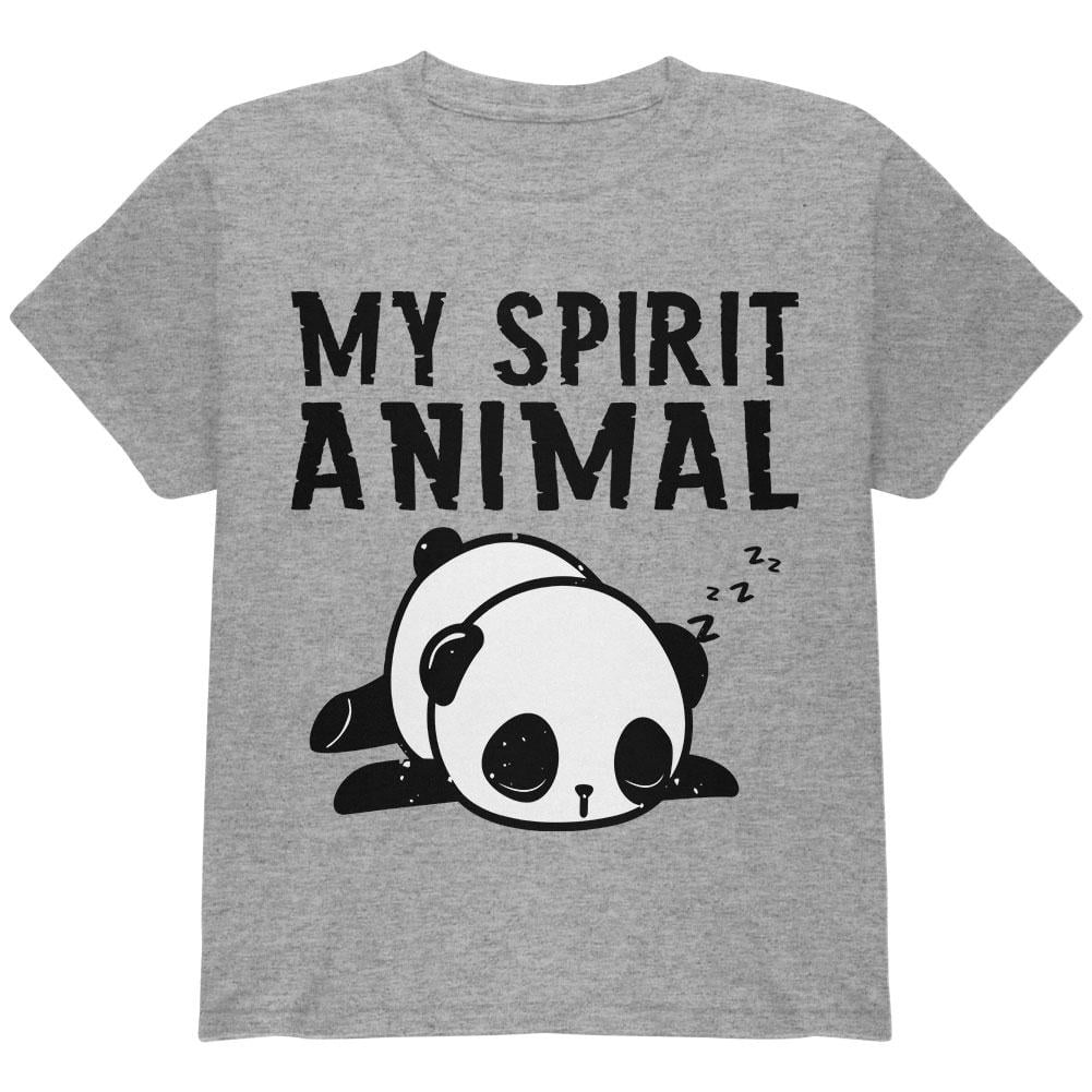 My Spirit Animal Tired Panda Cute Youth T Shirt | Walmart Canada