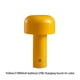 thumbnail image 2 of Ounissouiy Lámpara de con forma de seta, luz LED de noche táctil, pantalla acrílica recargable por USB, barra inferior antideslizante de luz Iluminación y accesorios Amarillo Ounissouiy HA067784-04, 2 of 6