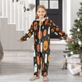 thumbnail image 6 of Vzayyk 4T-14Y Size Aviliable Cozy One-Piece Footless Sleeper Pajama Pumpkin Faces, 6 of 8