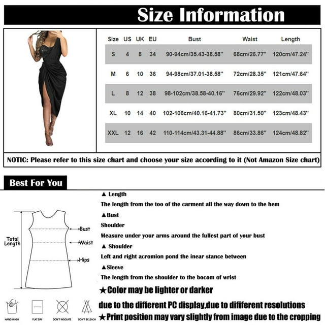 Women‘s Solid Color Sexy Sequin Slit Maxi Smocked One Shoulder Evening Dress
