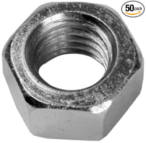 1/2"-13 Finish Nylon Hex Nuts ~ Package Qty = 50 Pcs ~ Made in USA 