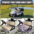 thumbnail image 4 of Whosucclay Hummingbird Daisy Cover, Elastic Easy to Install Golf Cart Seat Protector for Most 2-Seat Golf Carts Durable Golf Cart Seat Towel Blanket, 52.36"x 32.28", 4 of 7