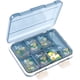 thumbnail image 1 of Pastillero de viaje organizador, caja de almacenamiento de medicamentos portátil, pastilleros separados de gran tamaño con 7 compartimentos, pastillero para medicamentos, 1 of 5