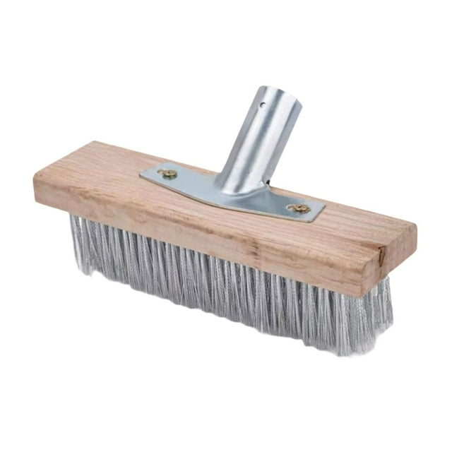 Almencla 20cm Stainless Steel Wire Broom Head Brush Replacement for Courtyards Sturdy