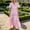 Pink, variant on Morttic Women's Short Sleeve V-Neck Patchwork Stripes Midi Dress Vibrant Casual Cute Spring Summer Vacation Wear Pink,S