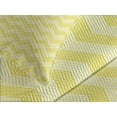 thumbnail image 4 of Ambesonne Chevron Quilted Bedspread Set 2 Pcs, Monotone Stripes Pattern, Twin Size, Yellow and Pale Yellow, 4 of 5