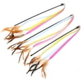 thumbnail image 4 of Bangcool Cat String Teaser Interactive Faux Feather Pet Wand Toy Pet Teaser Kitten Teaser, 4 of 10